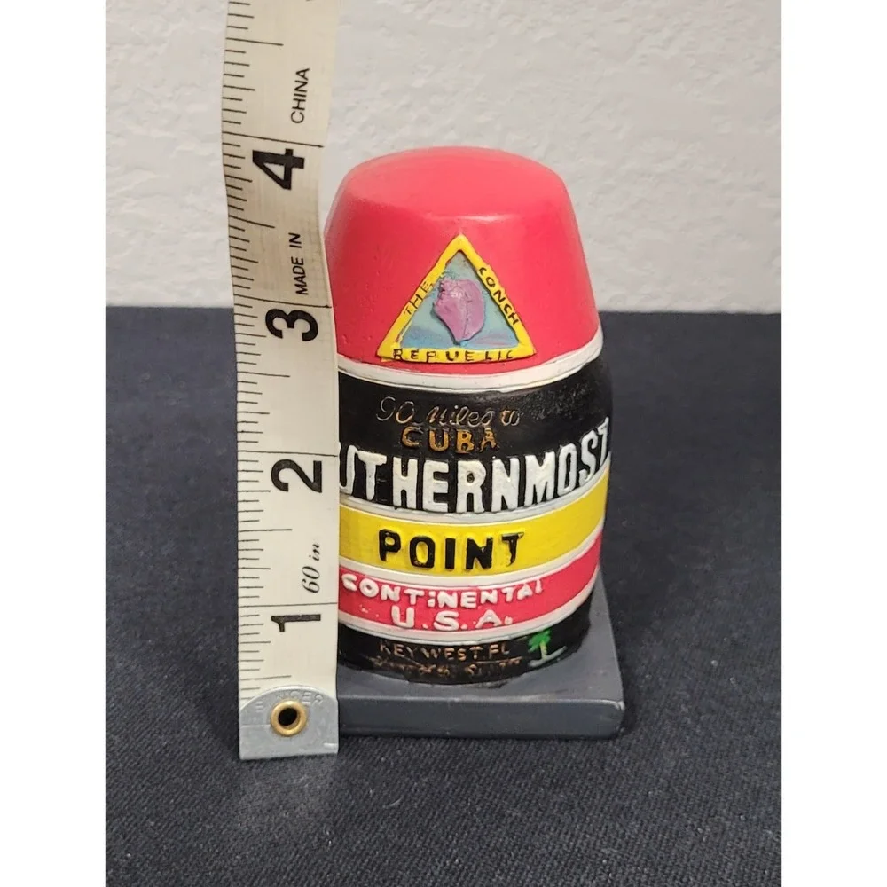 Vintage 2005 Key West Florida Southernmost Point Buoy Souvenir Figurine Hz Inc